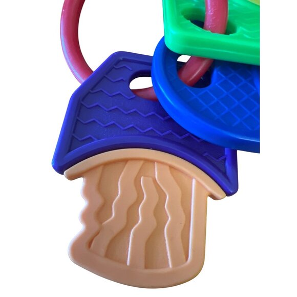 Colorful Babyking Textured Teething Keys Toy For Infants Toddlers Multicolor - Picture 4 of 5
